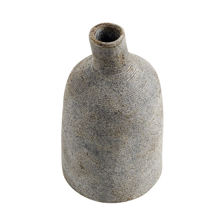 Muubs - Stain Vase large, gris / marron