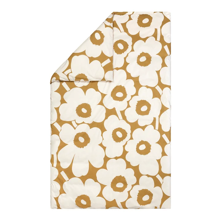 Unikko Housse de couette, sable / blanc cassé de Marimekko