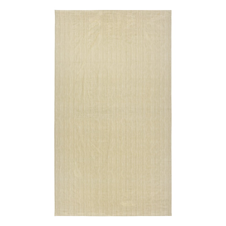 Varvunraita Nappe, 135 x 250 cm, blanc naturel / or de Marimekko