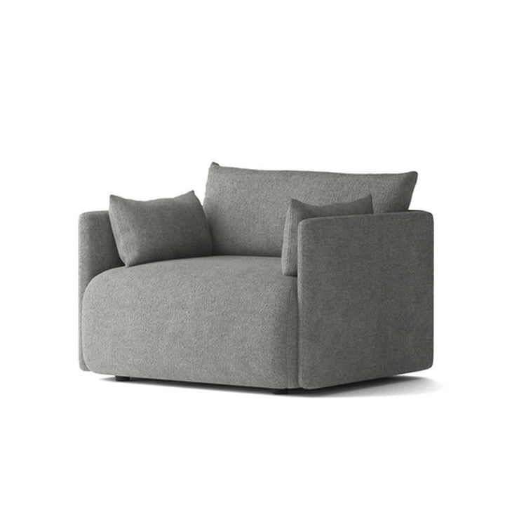 Audo - Offset Fauteuil, gris foncé ( Audo Bouclé 16)