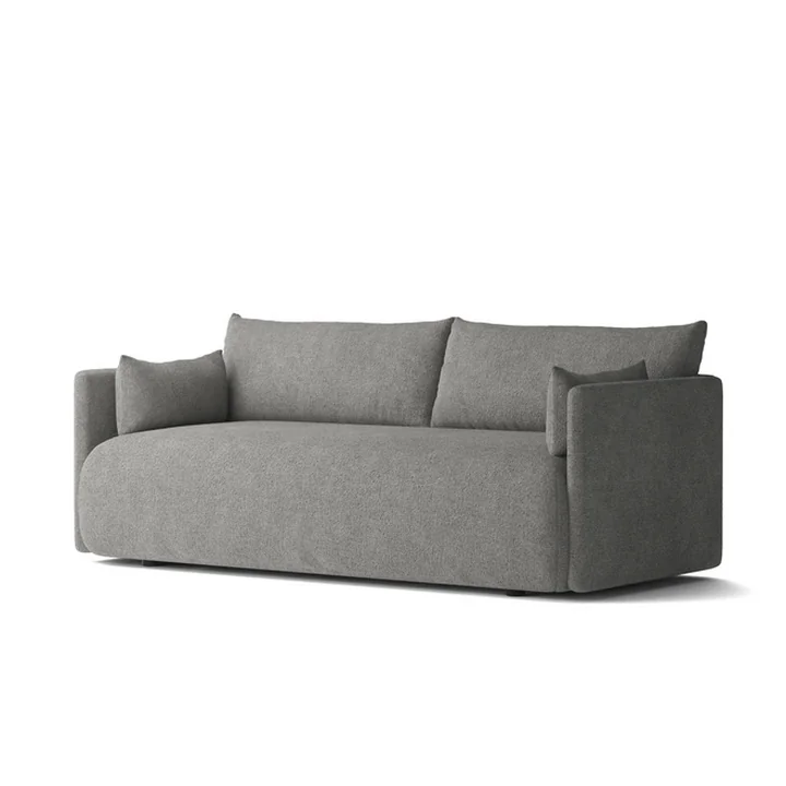 Audo - Offset Sofa , 2 places, gris foncé ( Audo Bouclé 16)