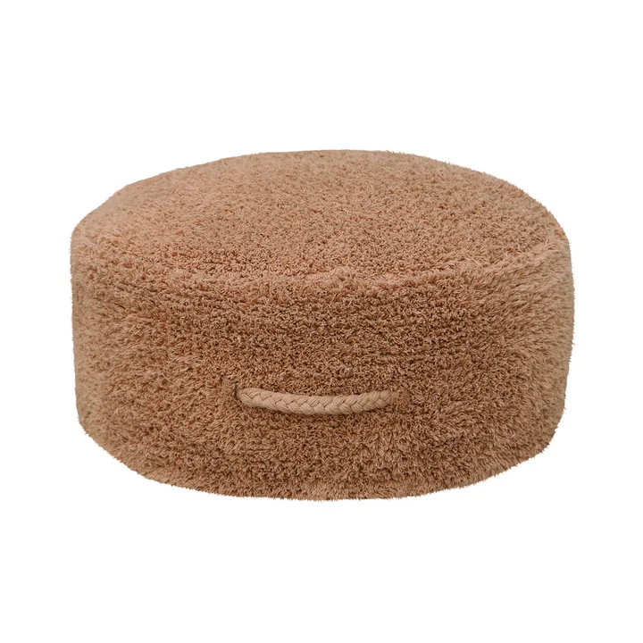 Lorena Canals - Chill Pouf, 50 x 50 cm, chestnut