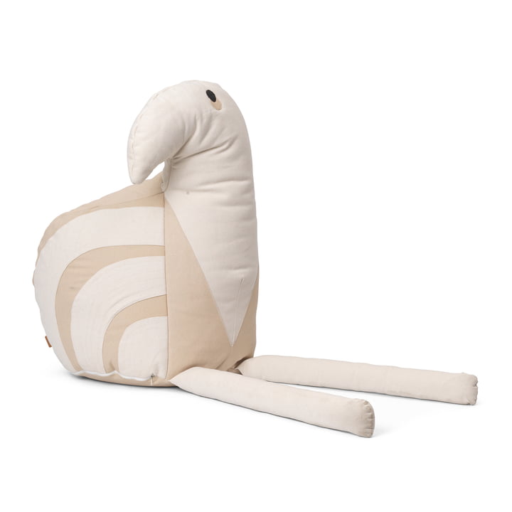 Birdy Pouf, naturel / blanc cassé de ferm Living