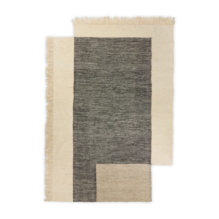 Counter Tapis, 200 x 300 cm, charcoal / off-white de Ferm Living