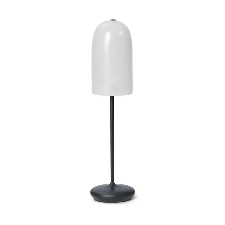 Ferm Living - Gry LED Akku Lampe de table, noir / translucide