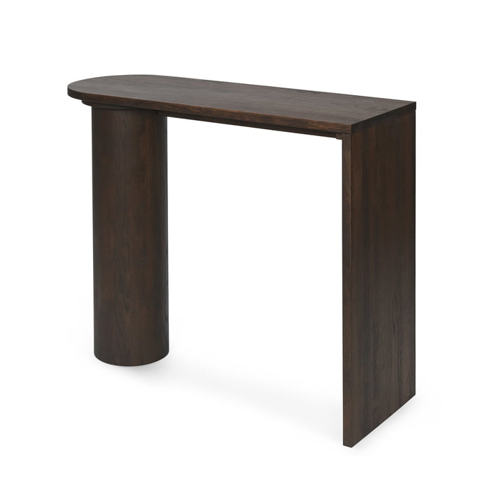 Pylo Table console, Chêne teinté foncé de ferm Living