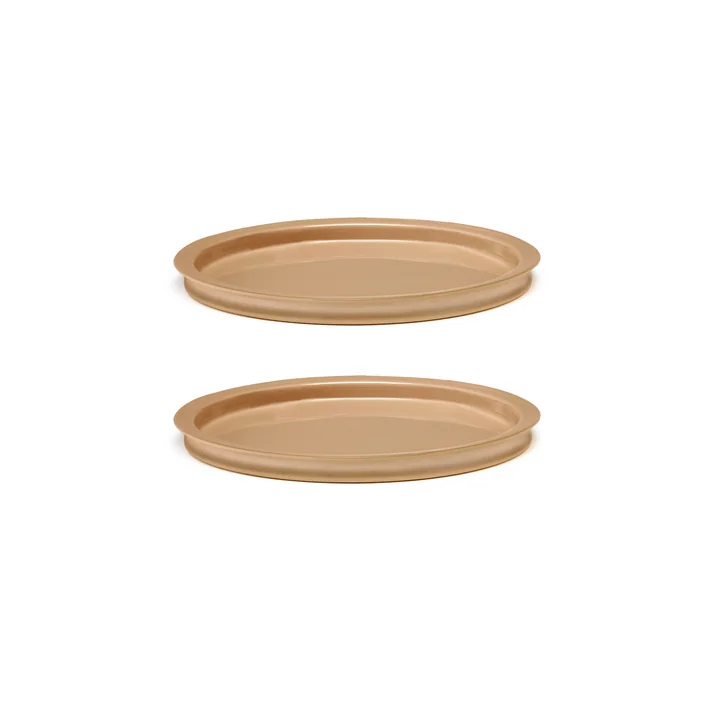 Dune Assiette by Kelly Wearstler, Ø 17,5 cm, Clay / orange (set de 2) de Serax