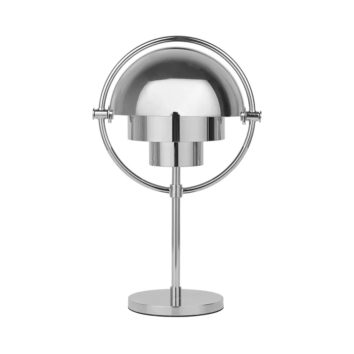 Gubi - Multi-Lite Portable LED Akku Lampe de table, chrome brillant