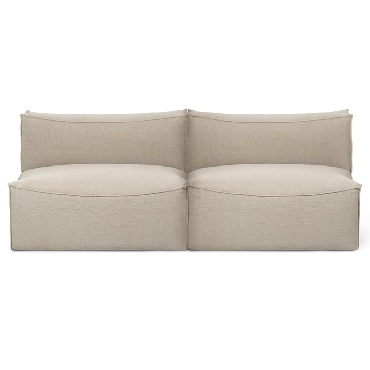 ferm Living - Catena Modulaire 2 places, naturel (Rich Linen)