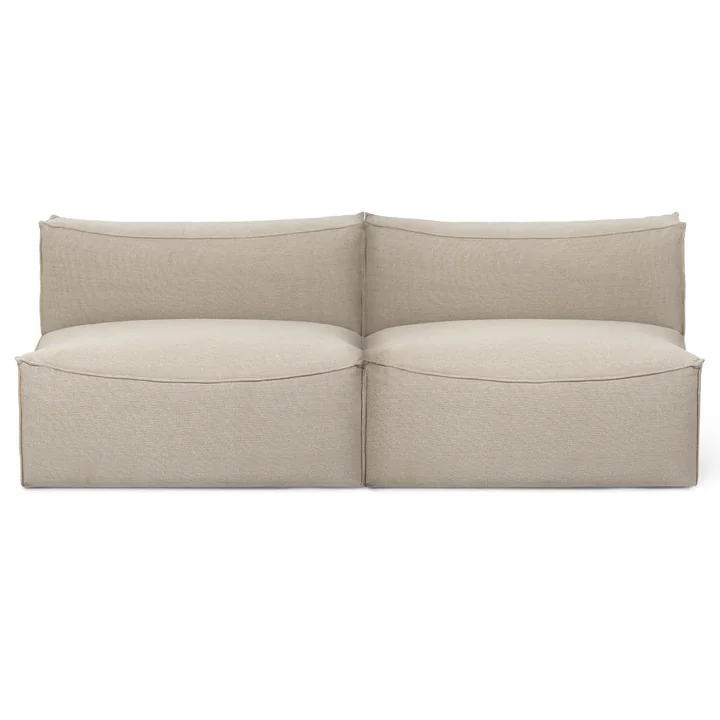 Ferm Living - Catena Modulaire 2 places, naturel (Rich Linen)
