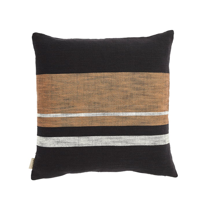 OYOY - Sofuto Housse de coussin, 40,5 x 48,4 cm, anthracite