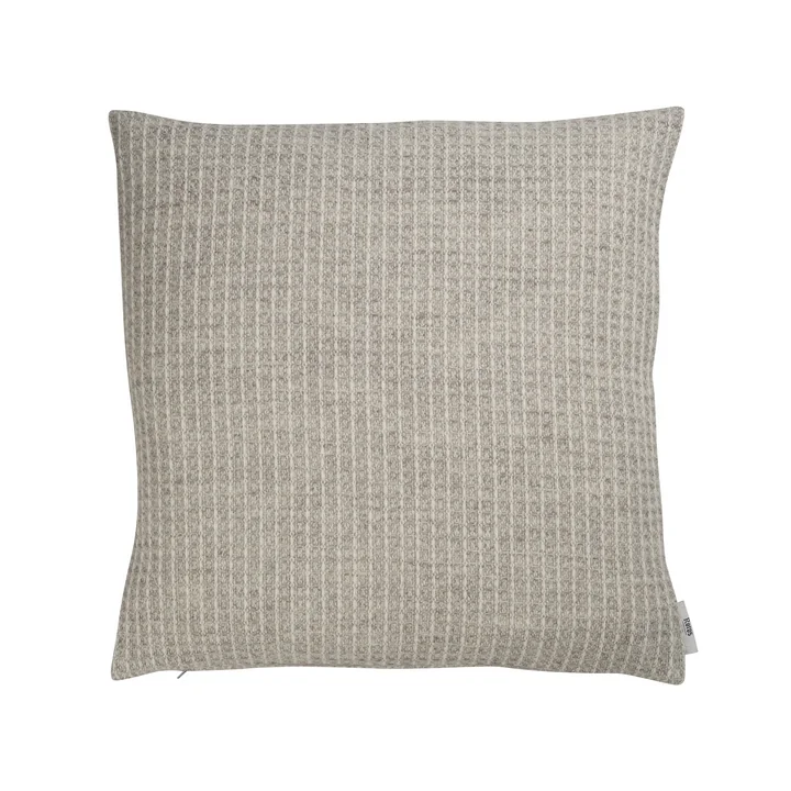Vega Coussin, 50 x 50 cm, gris de Røros Tweed