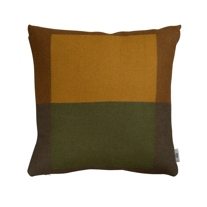 Røros Tweed - Syndin Coussin, 50 x 50 cm, vert foncé "moorland