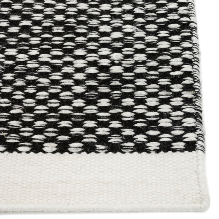 Nuuck - Glostrup Tapis, noir/blanc