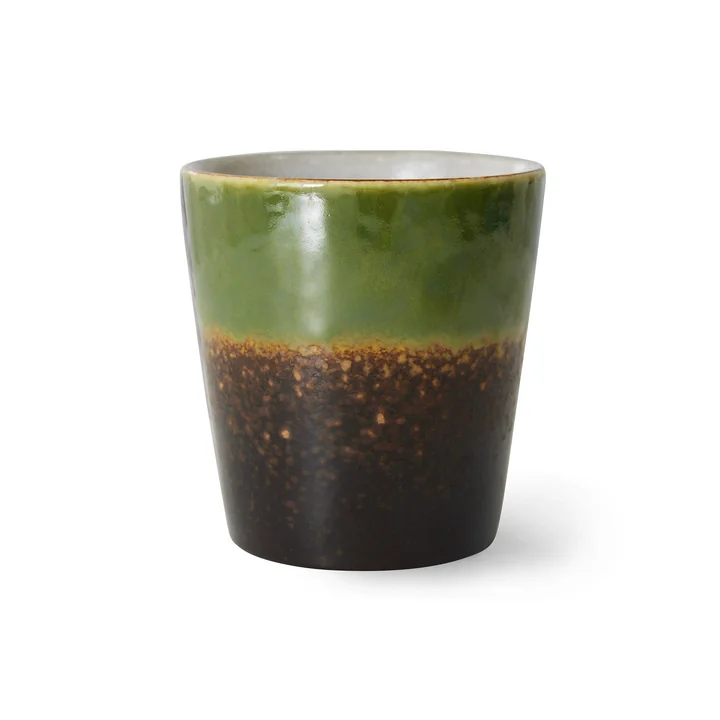 HKliving - 70's Tasse à café, 180 ml, algae