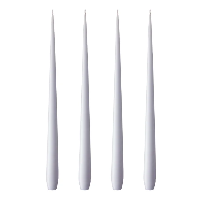 ester & erik - Bougie fouet, 32 cm, No. 12, airy violet / mat (set de 4)