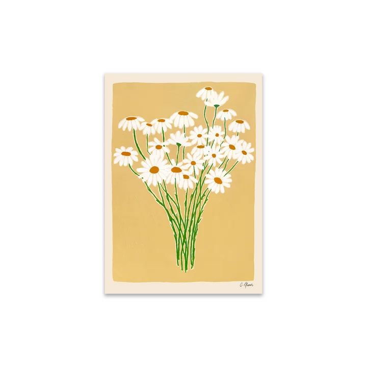 Daisies par Carla Llanos pour The Poster Club
