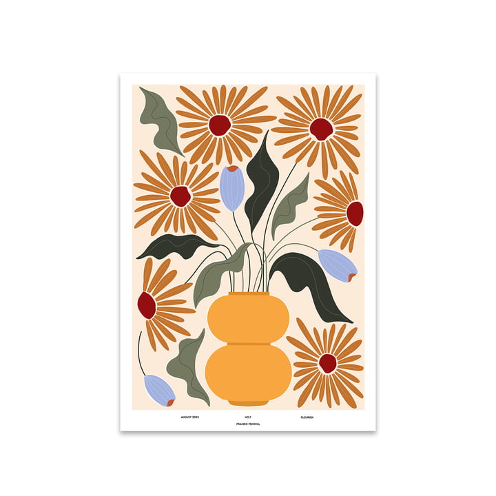 Flourish par Frankie Penwill pour The Poster Club