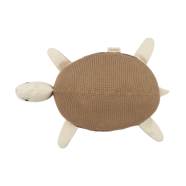 Nobodinoz - Wabi Sabi Coussin, Tortue, 20 x 30 cm, sésame