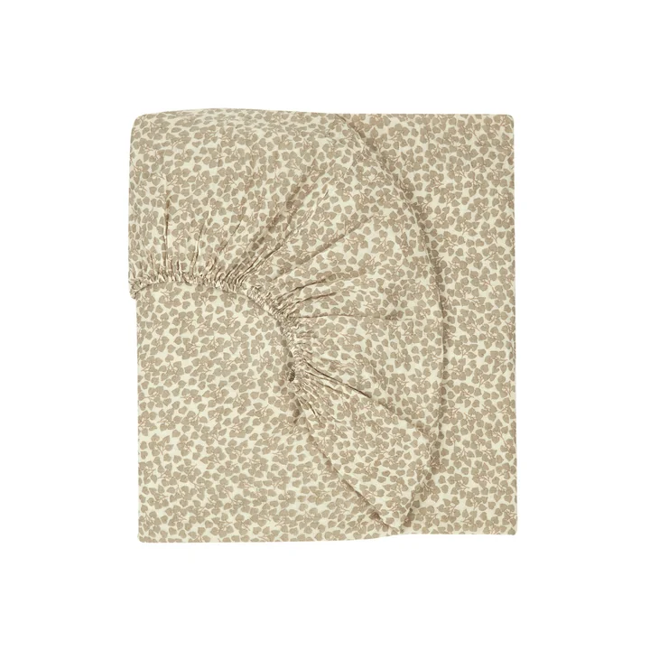 Wabi Sabi Drap housse, 70 x 140 x 15 cm, light green yumik de Nobodinoz