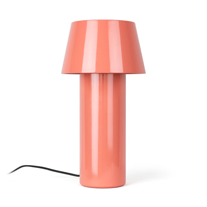 HANA - BLL Lampe de table, laqué brillant tomate clair