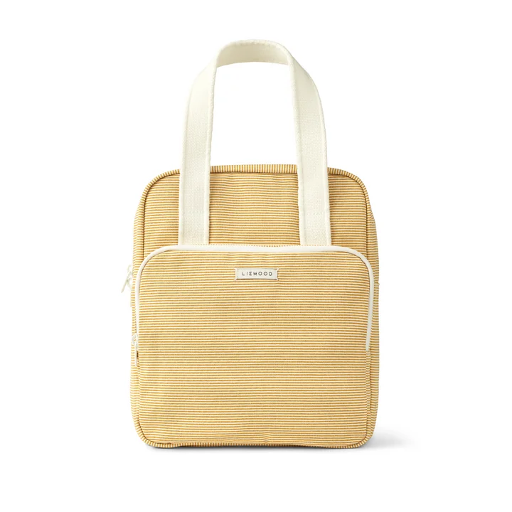 Elsa Sac à dos, 30 x 24 x 12 cm, rayé yellow mellow / crème de la crème de LIEWOOD