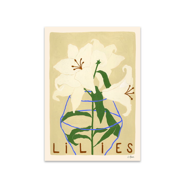 Lilies par Carla Llanos pour The Poster Club