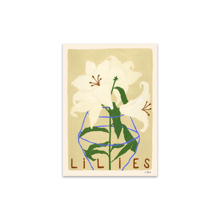 Lilies par Carla Llanos pour The Poster Club