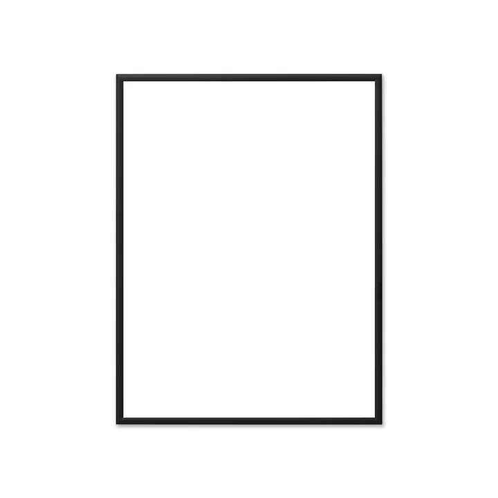 Cadre photo aluminium noir pour The Poster Club