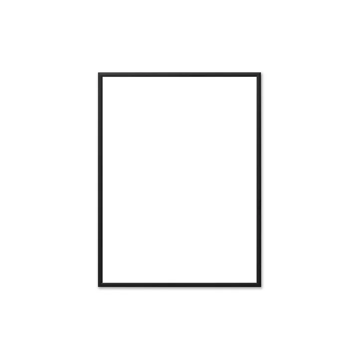Cadre photo aluminium noir pour The Poster Club