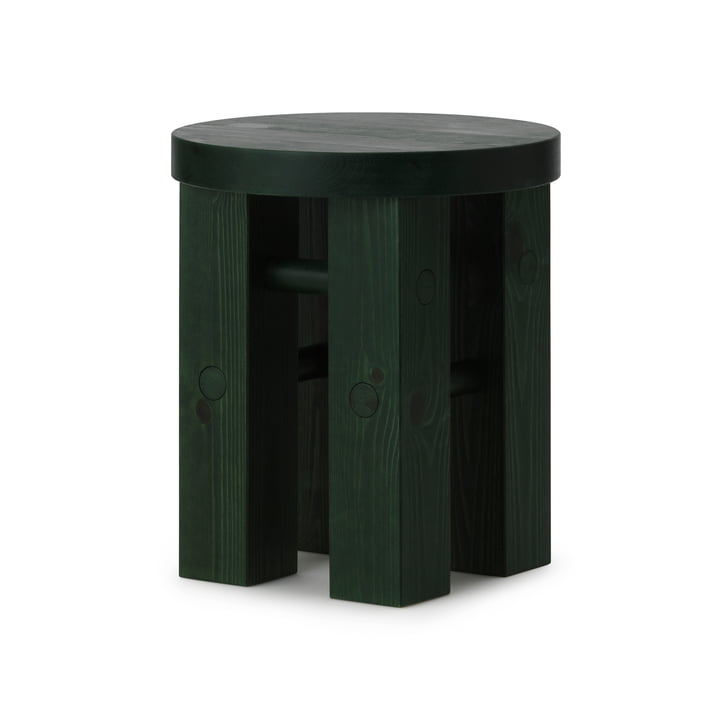 Fyr Tabouret, vert foncé de Normann Copenhagen