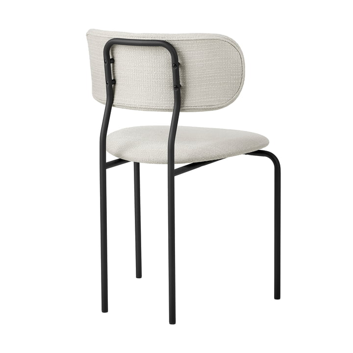 Gubi - Coco Dining Chaise entièrement rembourrée, noir mat / Eero Special (106)