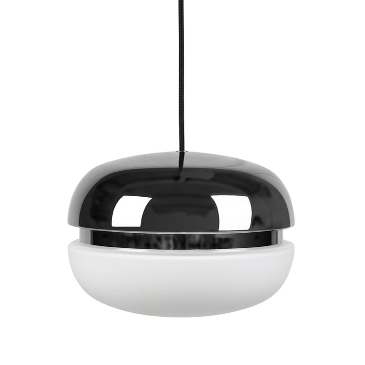 HANA - Macaron Lampe suspendue, Ø 18 cm, chrome