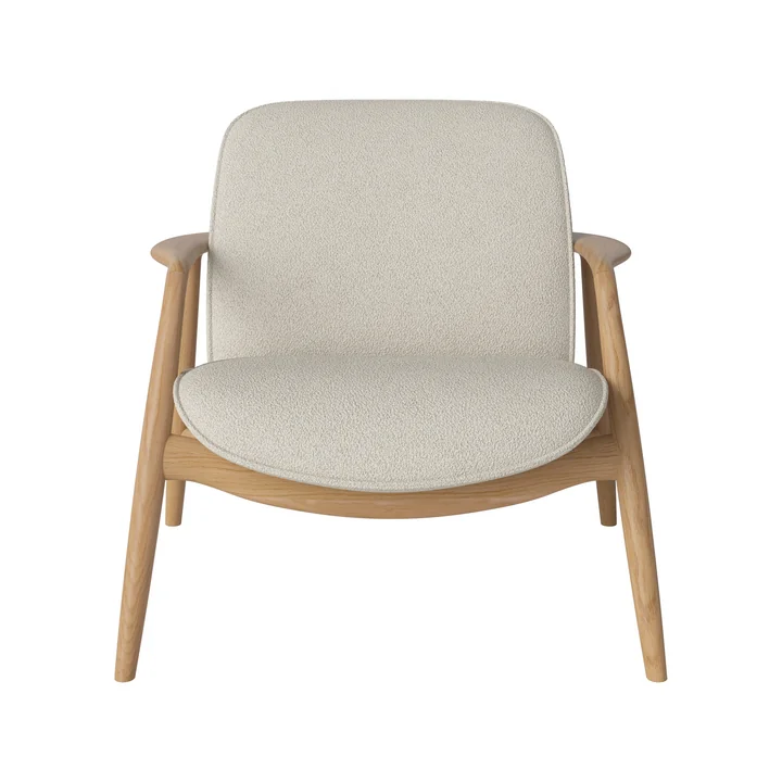 Bowie Fauteuil, chêne huilé / Nantes beige clair de Bolia