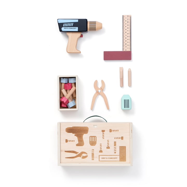 Kid's Hub Coffret à outils avec accessoires de Kids Concept