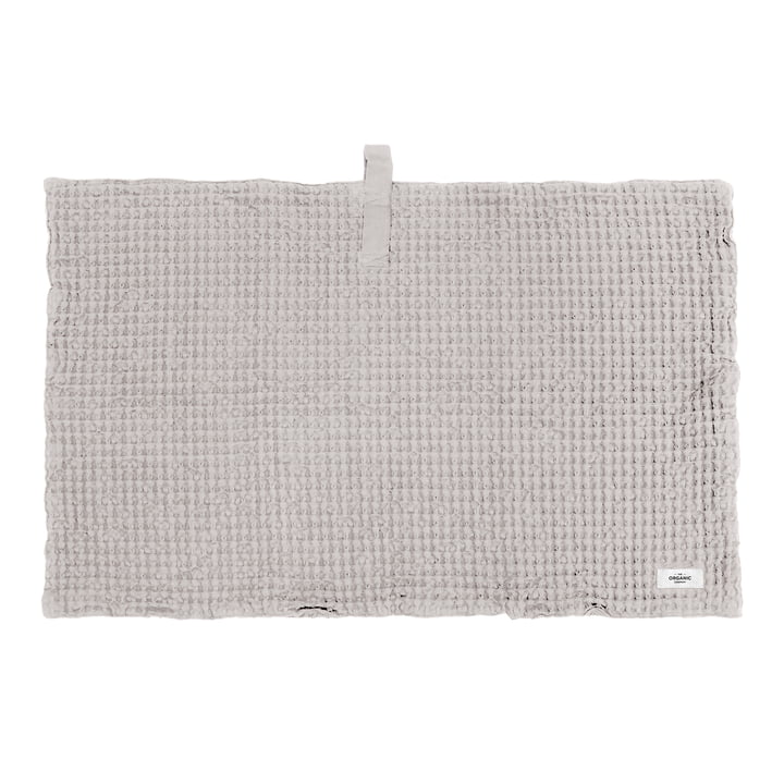 The Organic Company - Big Waffle Tapis de bain, 55 x 80 cm, dusty lavender