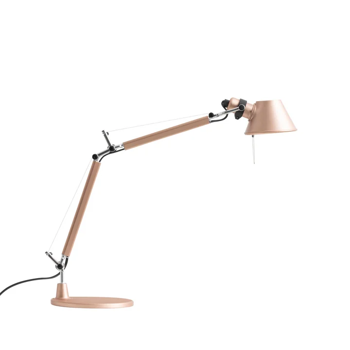 Artemide - Tolomeo Micro Lampe de table, aspect cuivre (édition de Noël 2023)