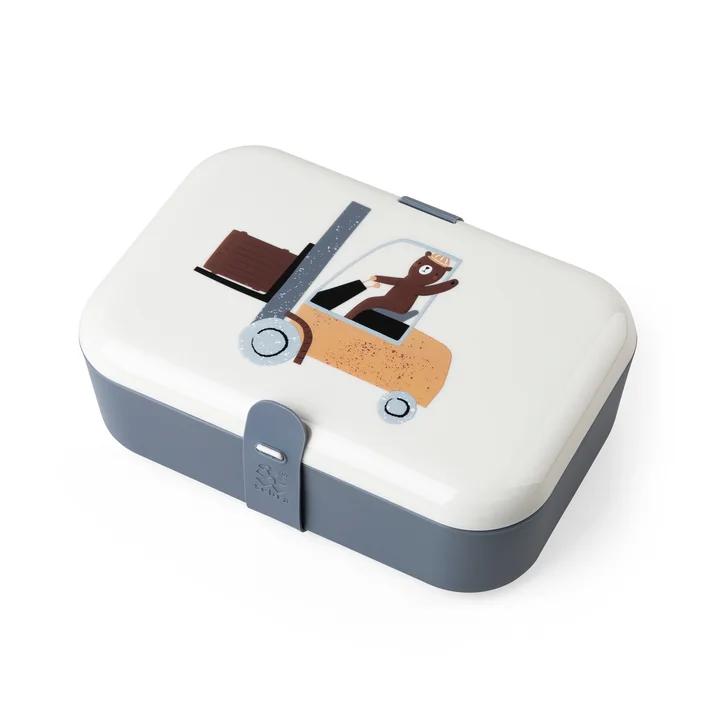 Boîte à lunch avec bande en silicone de Sebra