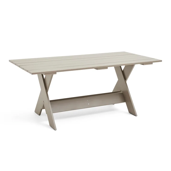 Crate Dining Table, L 180 cm, london fog de HAY