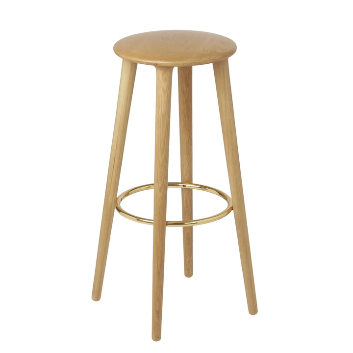 The Socialite Tabouret de bar H 77,5 cm, chêne de Umage