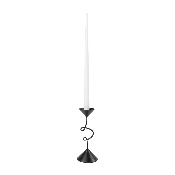 Selma Bougeoir, 19,5 cm, noir de Broste Copenhagen