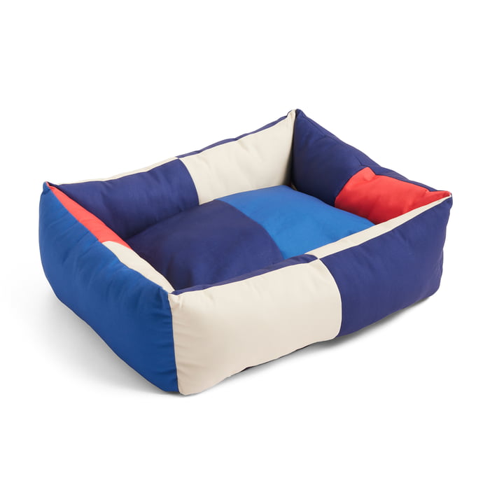 Lit pour chien, M, rouge / bleu de Hay