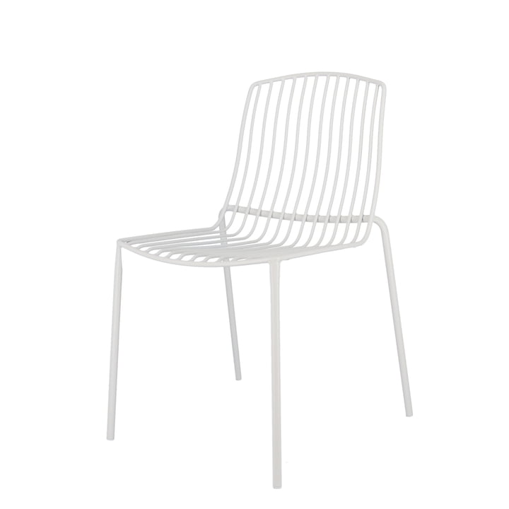 Mori Chaise de jardin, blanc de Jan Kurtz