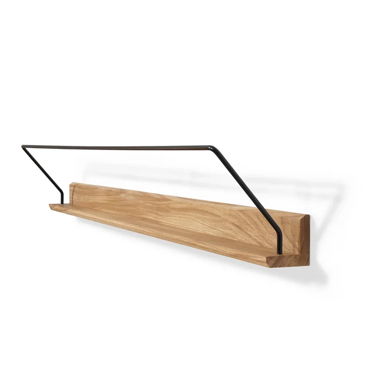 vonbox - étagère à chaussures Take 5, chêne huilé / noir