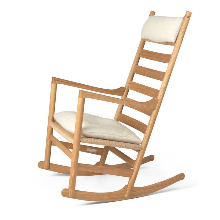 CH45 Chaise à bascule, chêne huilé de Carl Hansen