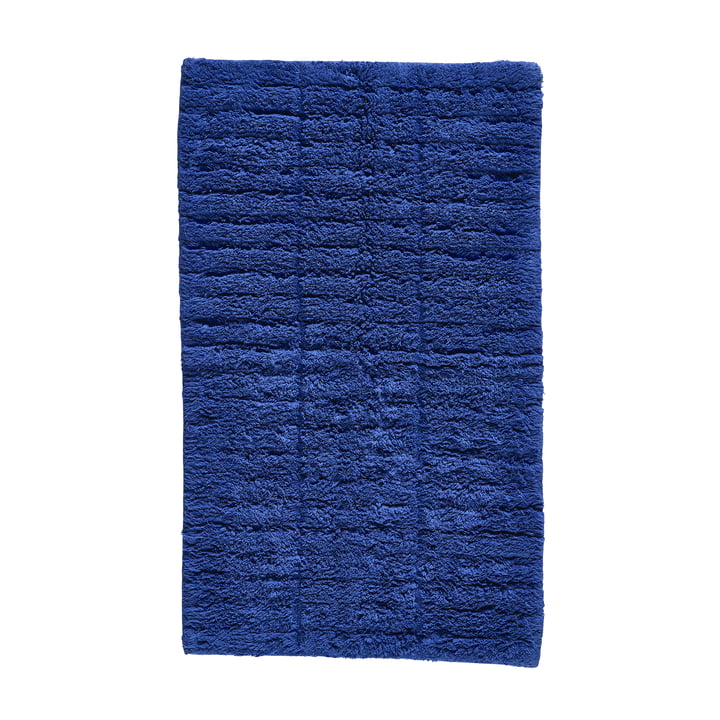 Tiles Tapis de bain, 80 x 50 cm, indigo blue de Zone Denmark