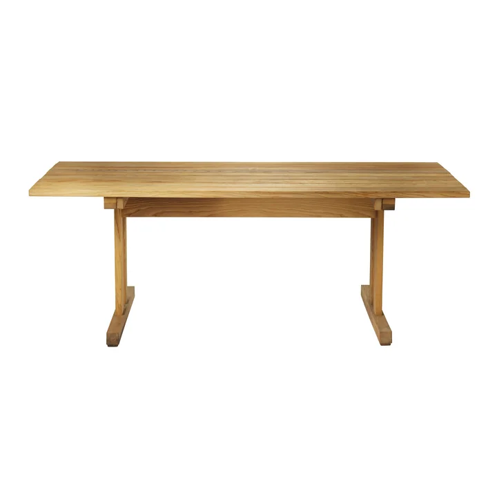 FDB Møbler - M17 Table de jardin 89,5 x 190 cm, frêne huilé naturel