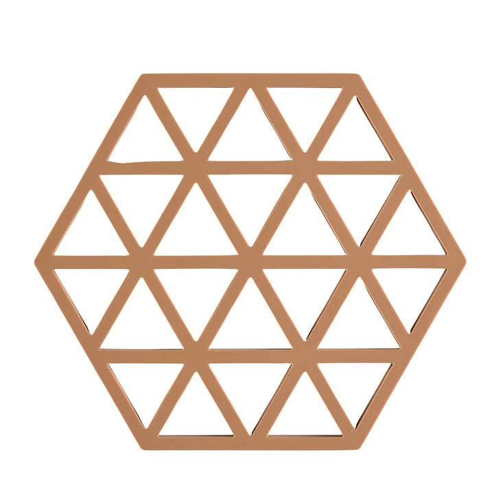 Zone Denmark - Triangle Dessous de verre, 16 x 14cm, light terracotta