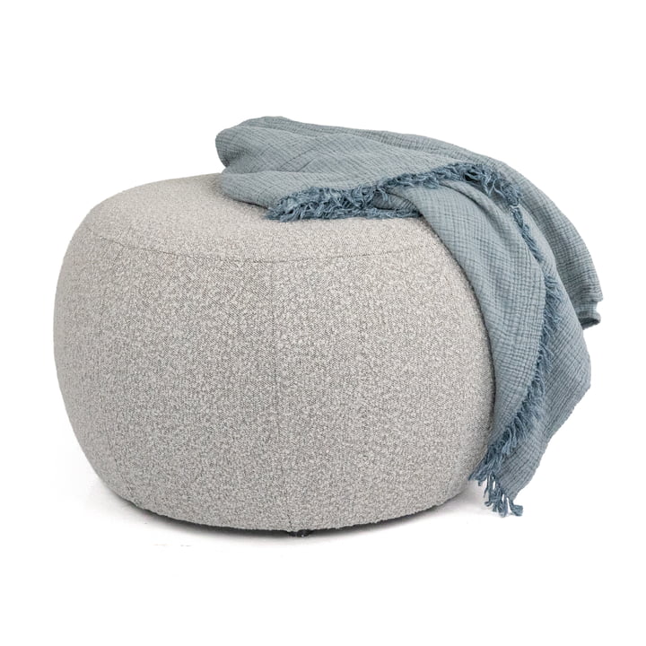 Studio Zondag - Maan Pouf, Ø 80 cm, gris