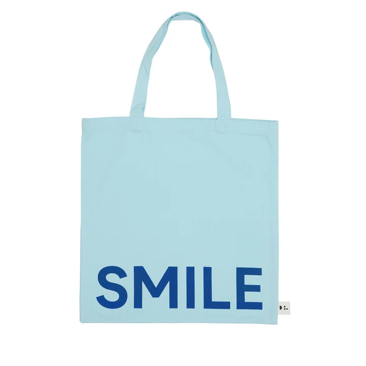 AJ Favourite Sac de transport, Smile / ice blue de Design Letters